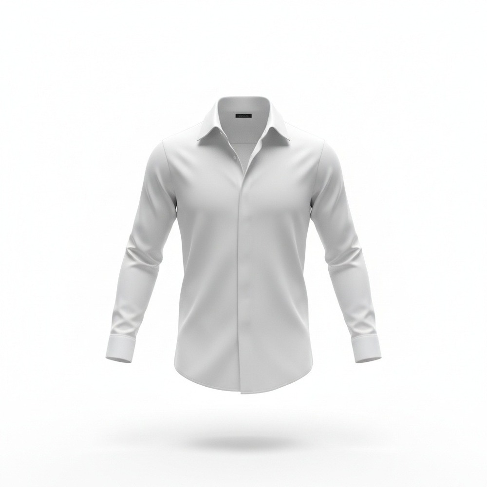 VAN HEUSEN FLEX REGULAR FIT STRETCH DRESS SHIRT MENS SIZE 15 32 33 WHITE